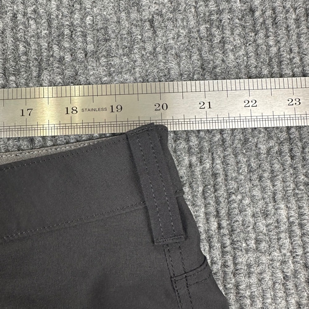 Eddie Bauer Rainier Tech Pants Mens 40x30 Black Outdoor Hiking Nylon Spandex - Picture 9 of 11